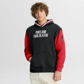 Fanatics Portland Trail Blazers Half Court Shot Clock Fastbreak Hoodie Black/Red