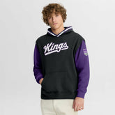 Fanatics Sacramento Kings Half Court Shot Clock Fastbreak Hoodie Black/Purple