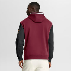 Fanatics Cleveland Cavaliers Half Court Shot Clock Fastbreak Hoodie Wine/Black