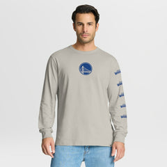 Fanatics Golden State Warriors Crossover Collection Ball Screen Action Premium Long Sleeve T-Shirt Cream