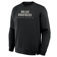 Fanatics Dallas Mavericks Crossover Collection Defensive Rotation Drill Premium Pullover Sweatshirt Black