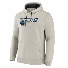 Fanatics Washington Wizards Crossover Collection Blocked Shot Premium Pullover Hoodie Off White