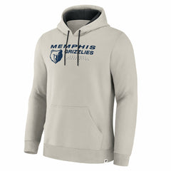Fanatics Memphis Grizzlies Crossover Collection Blocked Shot Premium Pullover Hoodie Off White
