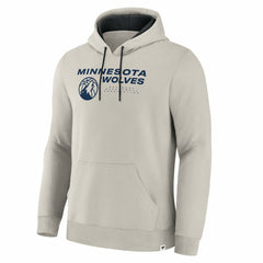 Fanatics Minnesota Timberwolves Crossover Collection Blocked Shot Premium Pullover Hoodie Off White