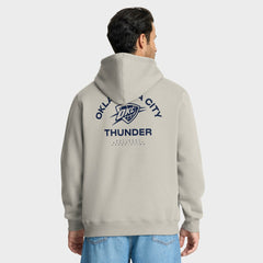 Fanatics Oklahoma City Thunder Crossover Collection Blocked Shot Premium Pullover Hoodie Off White
