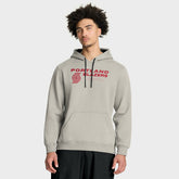 Fanatics Portland Trail Blazers Crossover Collection Blocked Shot Premium Pullover Hoodie Off White