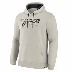 Fanatics San Antonio Spurs Crossover Collection Blocked Shot Premium Pullover Hoodie Off White