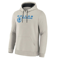 Fanatics Dallas Mavericks Crossover Collection Blocked Shot Premium Pullover Hoodie Off White