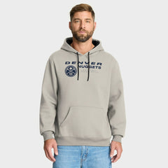 Fanatics Denver Nuggets Crossover Collection Blocked Shot Premium Pullover Hoodie Off White