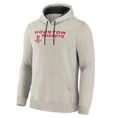 Fanatics Houston Rockets Crossover Collection Blocked Shot Premium Pullover Hoodie Off White