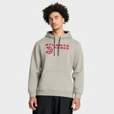 Fanatics Atlanta Hawks Crossover Collection Blocked Shot Premium Pullover Hoodie Off White