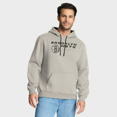 Fanatics Brooklyn Nets Crossover Collection Blocked Shot Premium Pullover Hoodie Off White