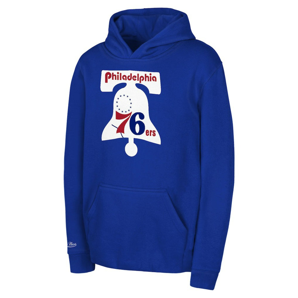 Mitchell & Ness Philadelphia 76ers Preschool Retro Logo Pullover Hoodie Royal