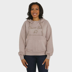 Phoenix Suns WEAR by Erin Andrews Women's Washed Pullover Crewdie Tan