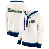 Minnesota Timberwolves WEAR by Erin Andrews Women's Plus Size Hoodie Sweater Cream