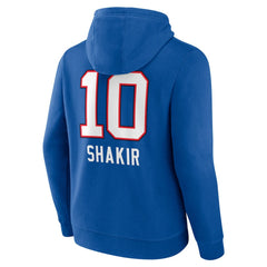 Khalil Shakir Buffalo Bills Team Wordmark Name & Number Pullover Hoodie - Royal - NFL