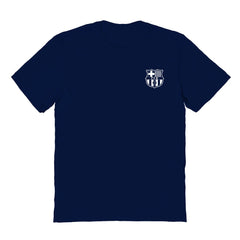 Barcelona Vive La Fete Women's Impressions Artwork T-Shirt Navy