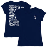 Tottenham Hotspur Vive La Fete Girls Youth Color Badge Fitted T-Shirt Navy