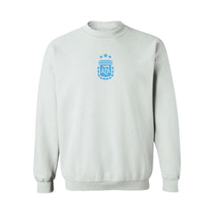 Argentina National Team Vive La Fete Women's Color Badge Pullover Sweatshirt White