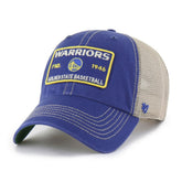 47 brand Golden State Warriors '47 Wabash Patch Clean Up Adjustable Hat Royal/Tan