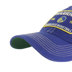 47 brand Golden State Warriors '47 Wabash Patch Clean Up Adjustable Hat Royal/Tan