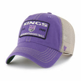 47 brand Sacramento Kings '47 Wabash Patch Clean Up Adjustable Hat Purple/Tan