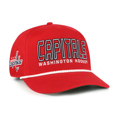 Washington Capitals '47 Byline Hitch Adjustable Hat - Red | 47 brand Lifestyle