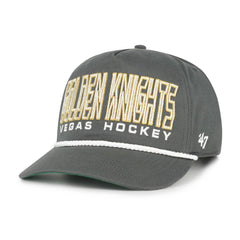 Vegas Golden Knights '47 Byline Hitch Adjustable Hat - Charcoal | 47 brand Lifestyle