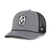 Vegas Golden Knights '47 Carbon Rope Trucker Adjustable Hat - Gray | 47 brand Clearance