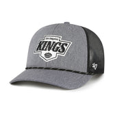 Los Angeles Kings '47 Carbon Rope Trucker Adjustable Hat - Gray | 47 brand near me