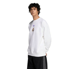 Adidas - Real Madrid Lifestyler Sweatshirt - White