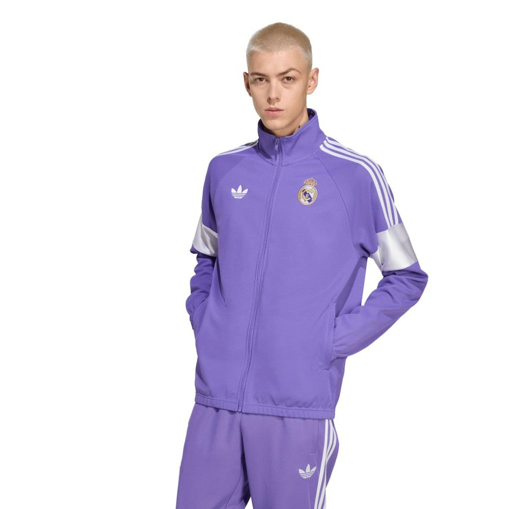 Adidas - Real Madrid Lifestyler Full-Zip Track Jacket - Purple