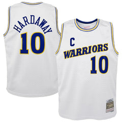 Mitchell & Ness Tim Hardaway Golden State Warriors Youth 1990-91 Hardwood Classics Swingman Throwback Home Jersey White