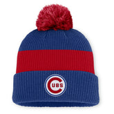 Chicago Cubs Nike Cooperstown Collection Peak Standard Cuffed Knit Hat with Pom Outlet