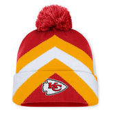 Kansas City Chiefs Women's Cornerback Cuffed Knit Hat with Pom - Red - Fanatics