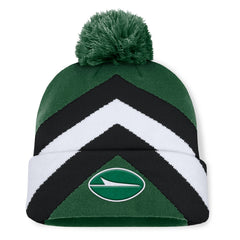 New York Jets Women's Cornerback Cuffed Knit Hat with Pom - Green - Fanatics