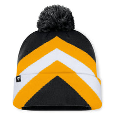 Pittsburgh Steelers Women's Cornerback Cuffed Knit Hat with Pom - Black - Fanatics