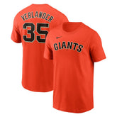 Justin Verlander San Francisco Giants Nike Fuse Name & Number T-Shirt Outlet