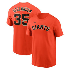 Justin Verlander San Francisco Giants Nike Fuse Name & Number T-Shirt Outlet
