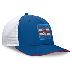 New York Rangers Fanatics Centennial Authentic Pro Structured Trucker Adjustable Hat - Blue/White | Fanatics near me