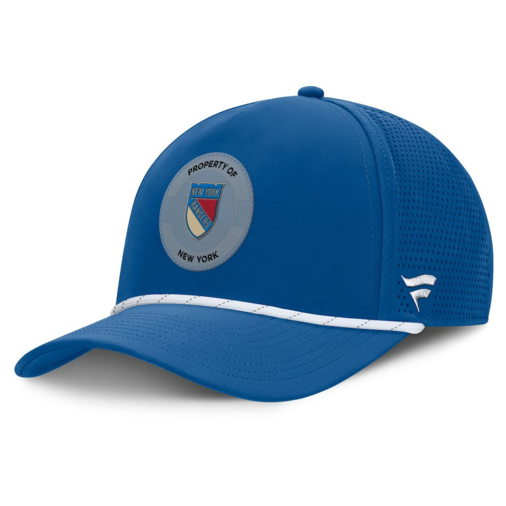 New York Rangers Fanatics Centennial Authentic Pro Pinched Front Adjustable Hat - Blue | Fanatics online