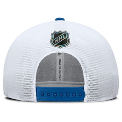 New York Rangers Fanatics Centennial Authentic Pro Structured Trucker Adjustable Hat - Blue/White | Fanatics online