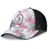 Arizona Cardinals Tropical Adjustable Trucker Hat - White/Black - Fanatics