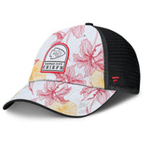 Kansas City Chiefs Tropical Adjustable Trucker Hat - White/Black - Fanatics