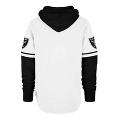 Las Vegas Raiders '47 Trifecta Shortstop Pullover Hoodie - White - 47 brand