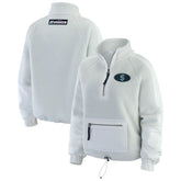 Seattle Kraken WEAR by Erin Andrews Women's Polar Fleece Quarter-Zip Jacket - Gray | NHL discount