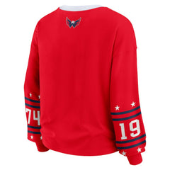 Washington Capitals WEAR by Erin Andrews Women's Long-Sleeve Sport T-Shirt - Red | NHL sale