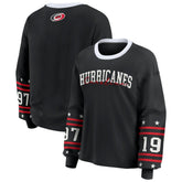 Carolina Hurricanes WEAR by Erin Andrews Women's Long-Sleeve Sport T-Shirt - Black | NHL discount