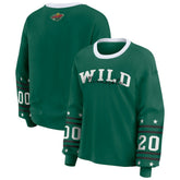Minnesota Wild WEAR by Erin Andrews Women's Long-Sleeve Sport T-Shirt - Green | NHL sale