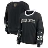 Vegas Golden Knights WEAR by Erin Andrews Women's Long-Sleeve Sport T-Shirt - Black | NHL online